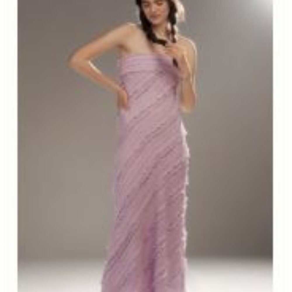 Anthropologie Strapless Dress Size M